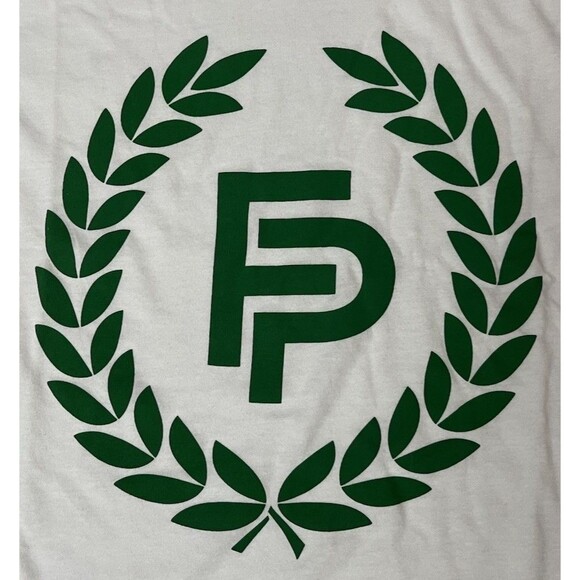 Flint Park Original Logo Tee Shirt White Mens Size Medium NEW Organic Cotton - Picture 3 of 9